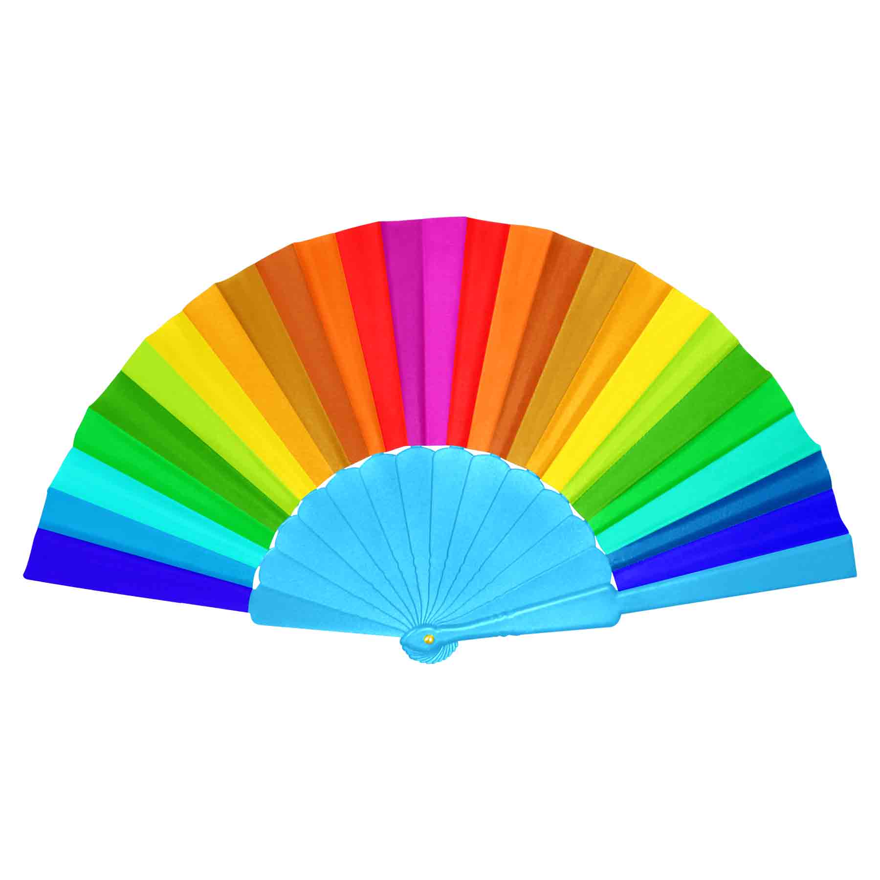 FlyFlyPromos - 9" Plastic Folding Hand Fan Image 8 - Promotional Product
